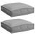 Pernă 2 pcs Gri 40 x 40 x 8 cm Material Oxford GartenMobel Dekor