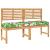 Pernă Floral 4 pcs Multicolour 40 x 40 x 8 cm Material Oxford GartenMobel Dekor