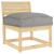 Pernă Gri 60 x 40 x 8 cm Material Oxford GartenMobel Dekor
