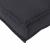Pernă Negru 60 x 40 x 8 cm Material Oxford GartenMobel Dekor