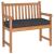 Pernă Negru 100 x 40 x 8 cm Material Oxford GartenMobel Dekor
