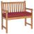 Pernă Roșu Vin 100 x 40 x 8 cm Material Oxford GartenMobel Dekor