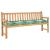 Perna pentru palet Floral Model Frunză Verde 180 x 40 x 8 cm GartenMobel Dekor