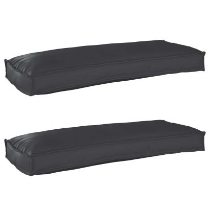 Set de perne pentru palet 2 pcs Negru 100 x 40 x 8 cm GartenMobel Dekor