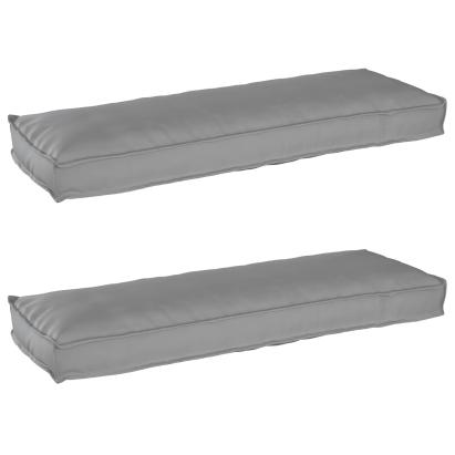 Set de perne pentru palet 2 pcs Gri 120 x 40 x 8 cm GartenMobel Dekor