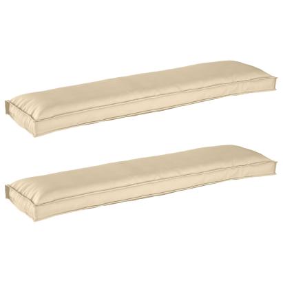 Set de perne pentru palet 2 pcs Bej 150 x 40 x 8 cm GartenMobel Dekor