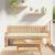Set de perne pentru palet 2 pcs Crem 180 x 40 x 8 cm GartenMobel Dekor