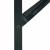 Picior de masă pentru bere 2 pcs Negru 39 x 3 x 75 cm GartenMobel Dekor