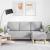 Set de canapea Gri nori 173 x 131 x 67 cm Poliester GartenMobel Dekor