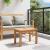 Masă de cafea Maro 50 x 35 x 36 cm Lemn solid de tec GartenMobel Dekor