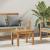 Masă de cafea Maro 50 x 35 x 36 cm Lemn solid de tec GartenMobel Dekor
