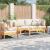 Covor de exterior Geometric ARAKIL Gri și alb 600 x 250 cm GartenMobel Dekor