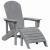 Scaun Adirondack Gri deschis 82 x 74 x 92 cm HDPE GartenMobel Dekor