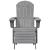 Scaun Adirondack Gri deschis 82 x 74 x 92 cm HDPE GartenMobel Dekor