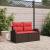 Canapea de grădină Maro 124 x 62 x 85cm poliratan GartenMobel Dekor