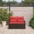 Canapea de grădină cu pernă 120 x 62 x 69 cm poliratan GartenMobel Dekor