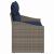Canapea de grădină Gri 123 x 62 x 69cm poliratan GartenMobel Dekor