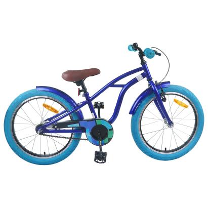 Bicicletă pentru Copii 18 Inci pentru 5-7 ani Albastru închis GartenMobel Dekor