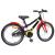 Bicicletă pentru Copii 18 Inci pentru 5-7 ani Negru Roșu GartenMobel Dekor