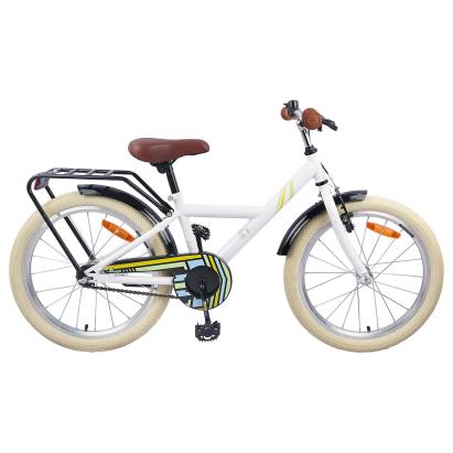 Bicicletă pentru Copii 18 Inci pentru 5-7 ani Alb GartenMobel Dekor