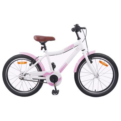 Bicicletă pentru Copii 18 Inci pentru 5-7 ani Roz deschis GartenMobel Dekor