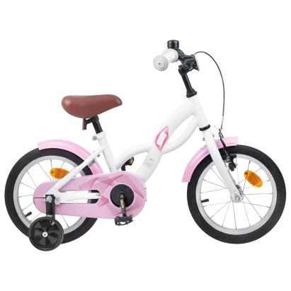 Bicicletă pentru Copii 12 Inci pentru 2-4 ani Alb GartenMobel Dekor