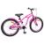 Bicicletă pentru Copii 18 Inci pentru 5-7 ani Roz închis GartenMobel Dekor