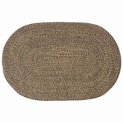 Covoare de zonă Negru 122 x 183 cm Iută GartenMobel Dekor