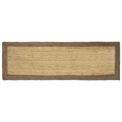 Covoare de zonă Gri 80 x 250 cm Iută GartenMobel Dekor