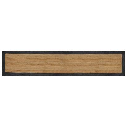 Covoare de zonă Gri închis 80 x 400 cm Iută GartenMobel Dekor