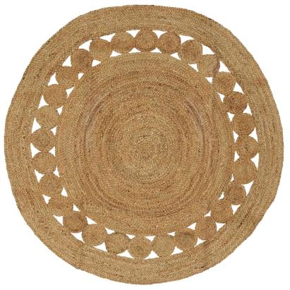 Covor natural Ø 150 cm Iută GartenMobel Dekor