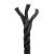 Frânghie din Jute 6 Negru 100% jute Tossa GartenMobel Dekor