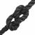 Frânghie din Jute 10 Negru 100% jute Tossa GartenMobel Dekor