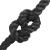 Frânghie din Jute 12 Negru 100% jute Tossa GartenMobel Dekor