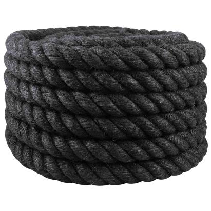 Frânghie din Jute 36 Negru 100% jute Tossa GartenMobel Dekor