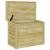Cutie de depozitare cu depozitare natural 80 x 44,5 x 57,5 cm GartenMobel Dekor