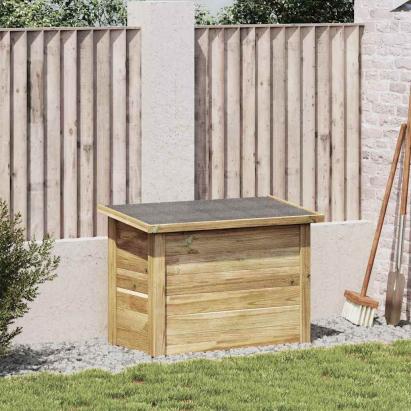 Cutie de depozitare cu depozitare natural 80 x 44,5 x 57,5 cm GartenMobel Dekor