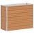 Strat înălțat de grădină Maro deschis 100 x 40 x 77 cm GartenMobel Dekor