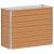 Strat înălțat de grădină Maro deschis 100 x 40 x 77 cm GartenMobel Dekor