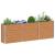 Strat înălțat de grădină Maro deschis 240 x 40 x 77 cm GartenMobel Dekor