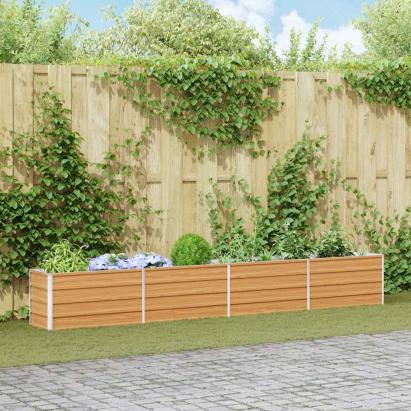 Strat înălțat de grădină Maro deschis 320 x 40 x 45 cm GartenMobel Dekor
