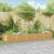 Strat înălțat de grădină Maro deschis 400 x 80 x 45 cm GartenMobel Dekor