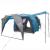 Cort tunel albastru 562 x 265 x 216 cm GartenMobel Dekor