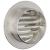 Capace de ventilație pentru aer 2 pcs Argintiu 100 mm GartenMobel Dekor