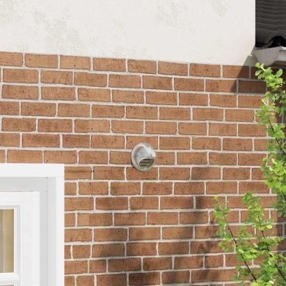Capace de ventilație pentru aer 2 pcs Argintiu 100 mm GartenMobel Dekor