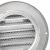 Capace de ventilație pentru aer 8 pcs Argintiu 100 mm GartenMobel Dekor