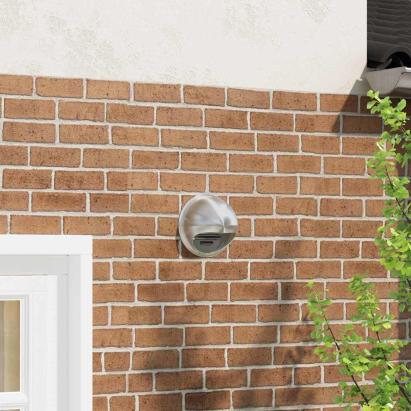Capace de ventilație pentru aer 2 pcs Argintiu 200 mm GartenMobel Dekor