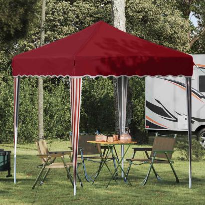 Cort de Petrecere Pop-up Burgundy 195 x 195 x 245 cm GartenMobel Dekor