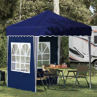 Cort de Petrecere Pop-up albastru 195 x 195 x 245 cm GartenMobel Dekor