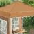 Cort de Petrecere Pop-up Bej 195 x 195 x 245 cm Material Oxford GartenMobel Dekor